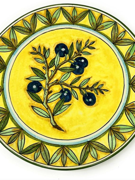 Olives Art Serving Plate A4